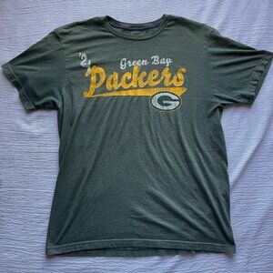 2021 Green Bay Packers Graphic T-Shirt / NFL Authentic Apparel Size Large